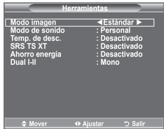 SAMSUNG LE32A330J1 - Uso del botón TOOLS - 1