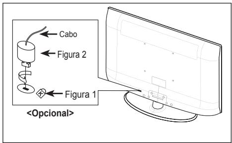 SAMSUNG LE32A330J1 - Utilizar o cadeado Kensington anti-roubo (consoante o modelo) - 1