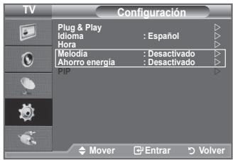 SAMSUNG LE32A330J1 - Melodía / Ahorro energía - 1