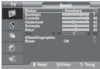 SAMSUNG LE32A330J1 - Weergave van de menu's - 1