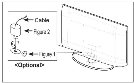 SAMSUNG LE32A330J1 - Using the Anti-Theft Kensington Lock (depending on the model) - 1