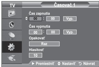 SAMSUNG LE32A330J1 - Nastavenie a zobrazenie aktuálneho času - 6