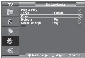 SAMSUNG LE32A330J1 - Ustawianie i wyświetlanie zegara - 1