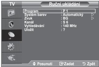 SAMSUNG LE32A330J1 - Ruční ukládání kanálů - 2
