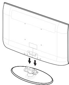 SAMSUNG LE32A330J1 - Instalación del soporte - 1