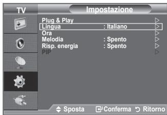 SAMSUNG LE32A330J1 - Scelta della lingua - 1