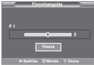 SAMSUNG LE32A330J1 - Kézi finomhangolással igazíthatja be egy adott csatorna optimális vételét. - 2