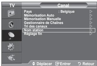SAMSUNG LE32A330J1 - Attribution de noms aux canaux - 1
