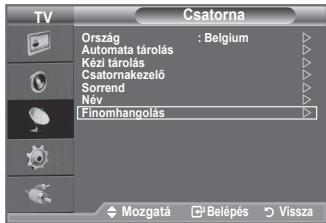 SAMSUNG LE32A330J1 - Kézi finomhangolással igazíthatja be egy adott csatorna optimális vételét. - 1