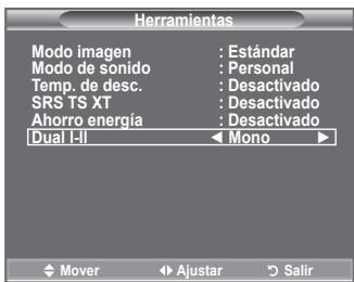 SAMSUNG LE32A330J1 - Selección del modo de sonido - 1