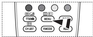 SAMSUNG LE32A330J1 - Weergave van de menu's - 2