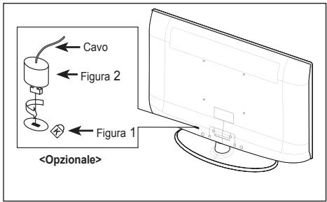 SAMSUNG LE32A330J1 - Uso del blocco Kensington antifurto (a seconda del modello) - 1