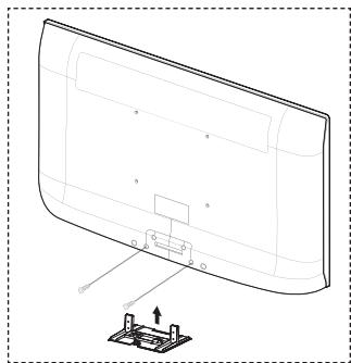 SAMSUNG LE32A330J1 - Installation du support mural - 1
