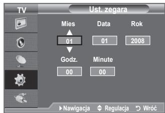 SAMSUNG LE32A330J1 - Ustawianie i wyświetlanie zegara - 2