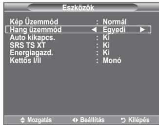 SAMSUNG LE32A330J1 - ♦ Hangszínszabályzó: Balansz/100Hz/300Hz/1kHz/3kHz/10kHz - 2