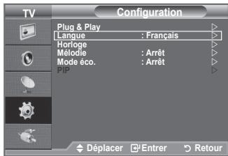 SAMSUNG LE32A330J1 - Choix de la langue - 1