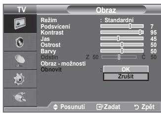 SAMSUNG LE32A330J1 - Můžete se vrátit k výchozímu nastavení obrazu od výrobce. - 1