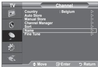 SAMSUNG LE32A330J1 - Assigning Channels Names - 1