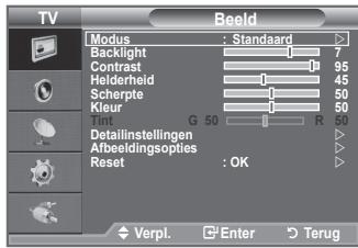 SAMSUNG LE32A450 - Weergave van de menu's - 1