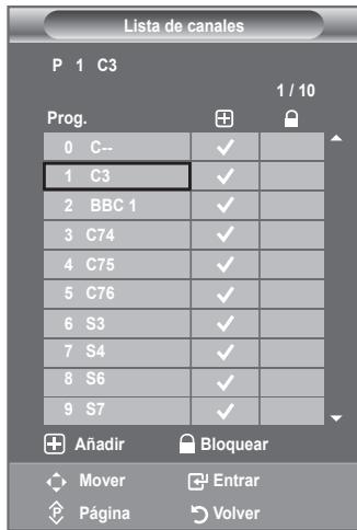 SAMSUNG LE32A450 - Adicc y bloqueo de canales - 3