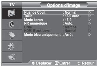 SAMSUNG LE32A450 - Vous pouvez réinitialiser la valeur par défaut des paramètres d'image. - 3