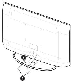 SAMSUNG LE32A450 - Instalace stojanu - 2