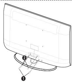 SAMSUNG LE32A450 - Instalar a Base - 2