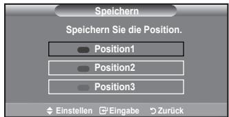 SAMSUNG LE32A450 - Abspeichern der Position - 3