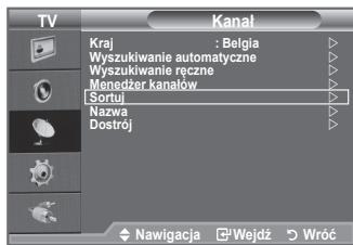 SAMSUNG LE32A450 - Porzadkowanie kolejnosci zaprogramowych kanalów - 1
