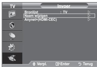 SAMSUNG LE32A450 - De namen van de ingangsbron bewerken - 1