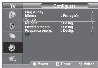 SAMSUNG LE32A450 - Ligar e desligar o televator automaticamente - 1
