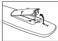SAMSUNG LE32A450 - Installing Batteries in the Remote Control - 1