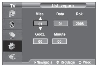 SAMSUNG LE32A450 - Ustawianie i wyświetlanie zegara - 2
