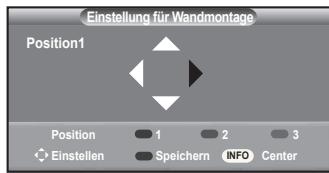 SAMSUNG LE32A450 - Einstellen einer gespeicherten Position - 1