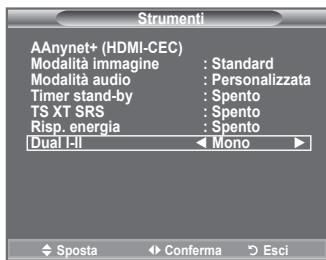 SAMSUNG LE32A450 - Selezione della modalità audio - 1