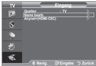 SAMSUNG LE32A450 - Signalquellennamenbearbeiten - 1