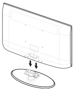 SAMSUNG LE32A450 - Nameščanje stojala - 1
