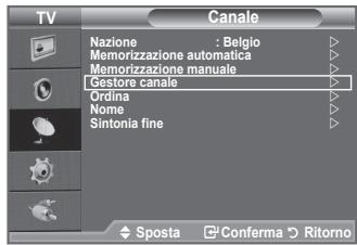 SAMSUNG LE32A450 - Aggiunta / Blocco di canali - 1