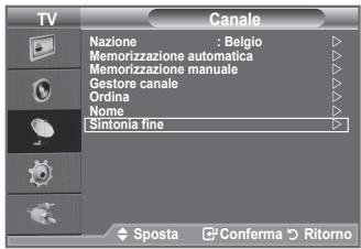 SAMSUNG LE32A450 - Sintonia fine dei canali - 1