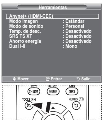 SAMSUNG LE32A450 - Uso del botón TOOLS - 1