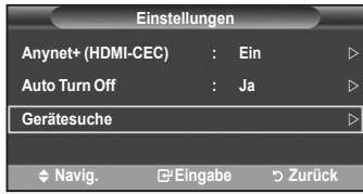 SAMSUNG LE32A450 - Suchen von Anynet+-Geräten und Umschalten zwischen diesen Geräten - 2