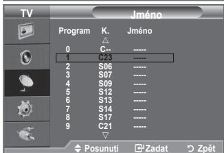 SAMSUNG LE32A450 - Přirazováni názvú kanálú - 2