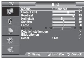 SAMSUNG LE32A450 - Menüs anzeigen - 1