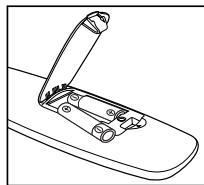 SAMSUNG LE32A450 - Vlození baterií do dálkového ovladače - 2