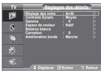 SAMSUNG LE32A450 - Réglages des détails de l'image - 2