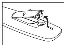 SAMSUNG LE32A450 - Vlození baterií do dálkového ovladače - 1