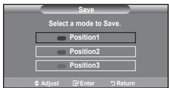 SAMSUNG LE32A450 - Shranjevanje polozaja - 3