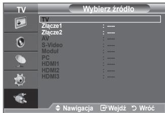 SAMSUNG LE32A450 - Do wyboru jest szereg zewétrznychźrodel podłuczanych dogniaż wojsciowych televizora. - 2