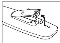 SAMSUNG LE32A450 - Installazione delle batterie nel telecomando - 1