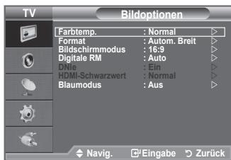 SAMSUNG LE32A450 - Konfigurieren der Bildoptionen - 2